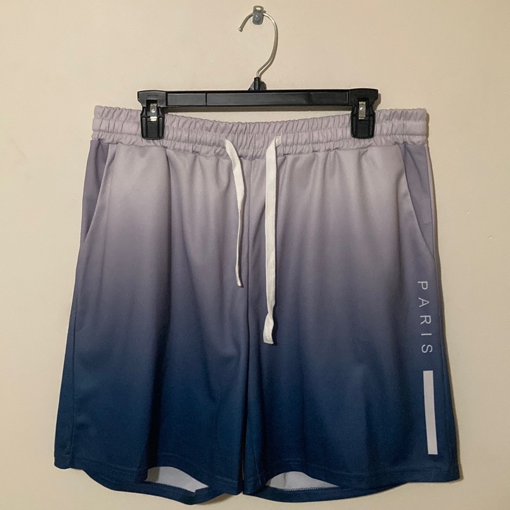 Gradient Blue Men's Shorts